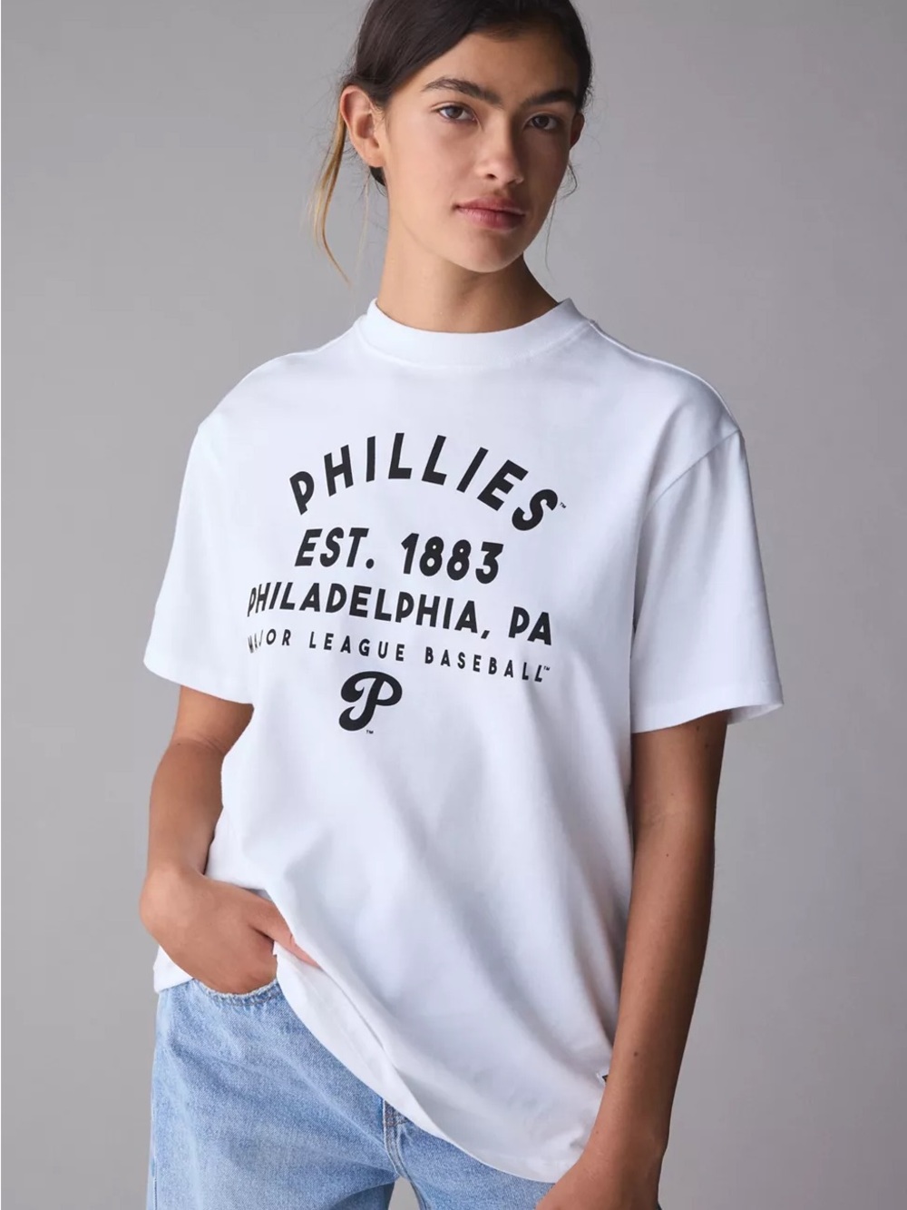Mitchell & Ness MLB Philadelphia Phillies Graphic Boyfriend Tee